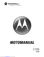 Motorola C155 - Cell Phone - GSM Motomanual