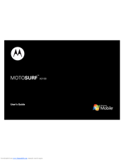 Motorola MOTOSURF A3100 User Manual