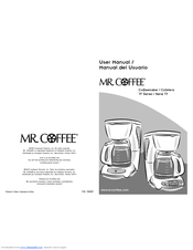 Mr. Coffee TFTX85 User Manual