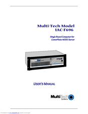 Multitech IAC-F696 User Manual