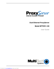 Multitech PROXYSERVER MTPSR1-120 User Manual