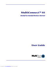 Multitech MultiConnect SS MTS2SA-T-R User Manual