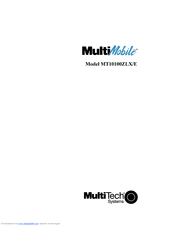 Multitech Multimobile MT10100ZL-X/E User Manual