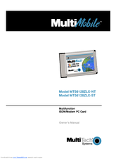 Multitech MultiMobile MT56128ZLX-ST Owner's Manual