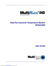 Multitech MultiModem IND MT5634IND User Manual