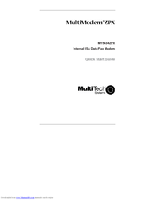 Multitech MultiModem MT5634ZPX -V92 Quick Start Manual