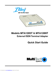 Multitech IWay MTA128NT Quick Start Manual
