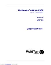 Multitech MTZPC-C Quick Start Manual