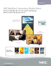 NEC LCD5710-BK-IT - MultiSync - 57