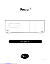 NHT Power5 User Manual