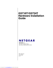 Netgear ProSafe GS716T-200 Hardware Installation Manual