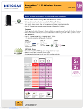 Netgear WNR1000v1 - Wireless- N Router Datasheet