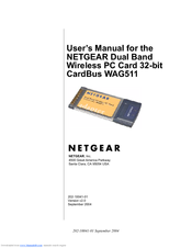 Netgear WAG511 User Manual