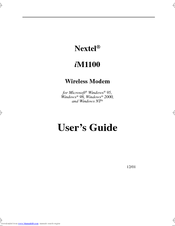 Nextel iM1100 User Manual