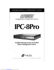 Niles iPower IPC-8PRO Installation & Operating Manual