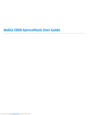Nokia 5800D-1 User Manual