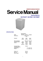Panasonic NA-F42J2T Service Manual