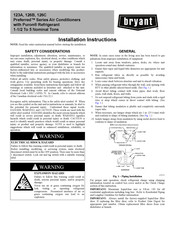 Bryant 126B Series Installation Instructions Manual