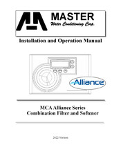 Master CNS-40T Installation And Operating Instructions Manual
