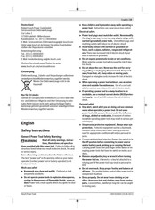 Bosch GBM 50-2 Manual