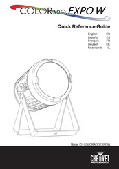 Chauvet COLORado Expo W Quick Reference Manual