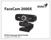 Genius FaceCam 2000X Quick Manual