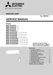 Mitsubishi Electric MSZ-AY25VG-ET1 Service Manual