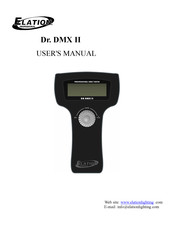 Elation Dr. DMX II User Manual