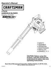 Craftsman INCREDI-PULL 316.794831 Operator's Manual