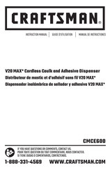 Craftsman CMCE600B Instruction Manual