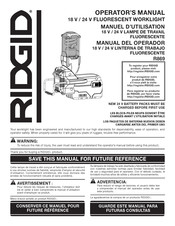 RIDGID R869 Operator's Manual