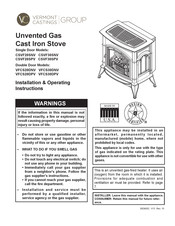 Vermont Castings VFCS30DNV Installation & Operating Instructions Manual