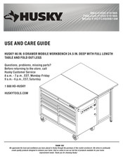 Husky HOTC4609B15M Use And Care Manual