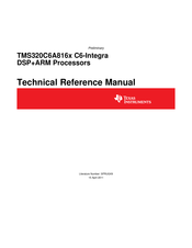 Texas Instruments TMS320C6A816 Series Technical Reference Manual