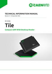 Caen RFID Tile R1250I Technical Information Manual