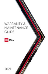 Toyota MIrai 2021 Warranty & Maintenance Manual