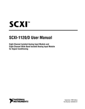 National Instruments SCXI-1120 User Manual