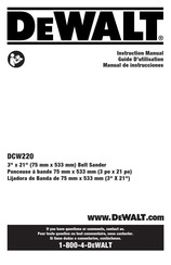 Dewalt DCW220 Instruction Manual