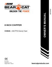 Echo CH8540 Owner's Manual