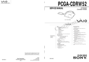 Sony VAIO PCGA-CDRW52 Service Manual