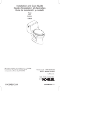 Kohler K-3615 Installation And Care Manual