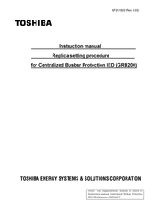 Toshiba GRB200 Instruction Manual