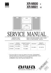 Aiwa XR-M801EZ Service Manual