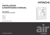 Hitachi Eco Compact PC-ARC-A Installation & Maintenance Manual