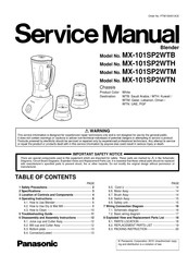 Panasonic MX-101SP2WTN Service Manual