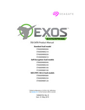 Seagate Exos Enterprise ST4000NM012A Product Manual