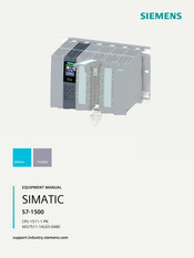 Siemens Simatic S7-1500 CPU 1512C-1 PN Equipment Manual