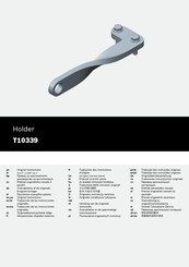 Bosch T10339 Original Instructions Manual
