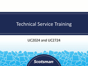 Scotsman UC2024 Series Technical Service Training