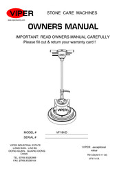 Viper VF18HD Owner's Manual